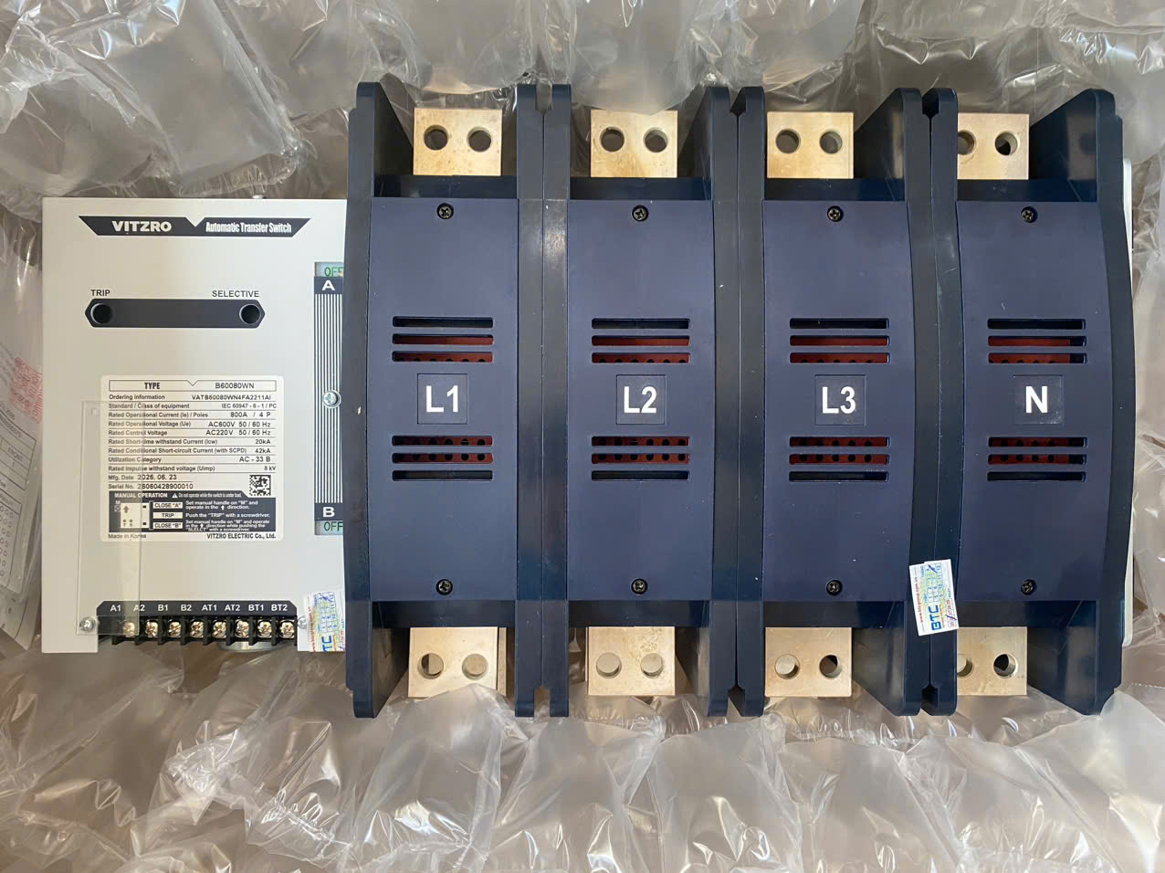 ATS Vitzro 4P 800A 68WN - B60080WN